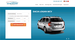 Desktop Screenshot of denizhanrentacar.com